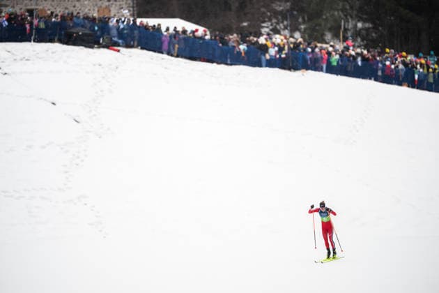 260214 Astrid oyre Slind of Norway competes in the women s 4 x 7.5km relay cross-country skiing race during day 8 of the 2026 Winter Olympics on February 14, 2026 in Val di Fiemme. Photo: Maxim Thore BILDBYRAN kod MT MT0980 skidor cross-country skiing langrenn Olympic Games, Olympische Spiele, Olympia, OS olympics winter olympics os ol olympiska spel vinter-os olympiske leker milano cortina 2026 milan cortina 2026 milano cortina 2026 olympic games milano cortina 2026 winter olympic games milano cortina-os milano cortina-ol vinter-ol 8 bbeng stafett dam norge *** 260214 Astrid oyre Slind of Norway competes in the women s 4 x 7 5km relay cross country skiing race during day 8 of the 2026 Winter Olympics on February 14, 2026 in Val di Fiemme Photo Maxim Thore BILDBYRAN kod MT MT0980 skidor cross country skiing langrenn olympic games olympics winter olympics os ol olympiska spel vinter os olympiske leker milano cortina 2026 milan cortina 2026 milano cortina 2026 olympic games milano cortina 2026 winter olympic games milano cortina os milano cortina ol vinter ol 8 bbeng relay dam norge  Copyright: MAXIMxTHORE BB260214MT009