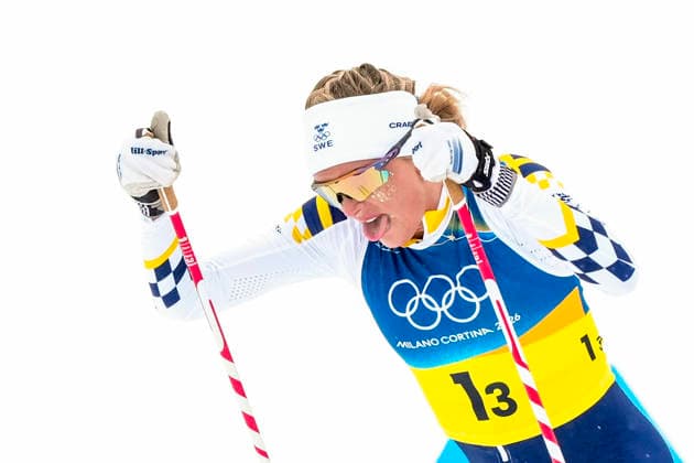 Winter Olympics in Milan Cortina 2026 Val di Fiemme, Italy 20260214. Frida Karlsson from Sweden during the cross-country skiing 4 x 7.5 km relay women at Lago di Tesero during the Winter Olympics in Milano Cortina 2026. Photo: Lise Aserud NTB Val di Fiemme Italy EDITORIAL USE ONLY. RESTRICTED USE FOR BETTING COMPANIES Ref:_SPO22H-WWpuRo4.jpg *** Winter Olympics in Milan Cortina 2026 Val di Fiemme, Italy 20260214 Frida Karlsson from Sweden during the cross country skiing 4 x 7 5 km relay women at Lago di Tesero during the Winter Olympics in Milano Cortina 2026 Photo Lise Aserud NTB Val di Fiemme Italy EDITORIAL USE ONLY RESTRICTED USE FOR BETTING COMPANIES  Copyright: xLisexAserudx xNTBx