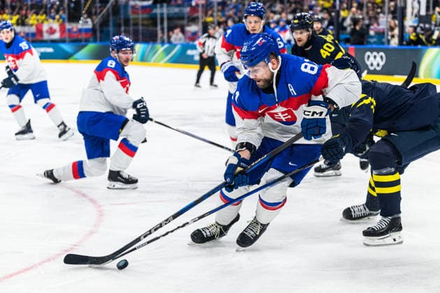 260214 Erik Cernak of Slovakia in the men s Ice hockey, Eishockey game between Sweden and Slovakia during day 8 of the 2026 Winter Olympics on February 14, 2026 in Milan. Photo: Carl Sandin BILDBYRAN kod CS CS0879 ishockey ice hockey Olympic Games, Olympische Spiele, Olympia, OS olympics winter olympics os ol olympiska spel vinter-os olympiske leker milano cortina 2026 milan cortina 2026 milano cortina 2026 olympic games milano cortina 2026 winter olympic games milano cortina-os milano cortina-ol vinter-ol 8 bbeng sverige sweden slovakien slovakia *** 260214 Erik Cernak of Slovakia in the men s ice hockey game between Sweden and Slovakia during day 8 of the 2026 Winter Olympics on February 14, 2026 in Milan Photo Carl Sandin BILDBYRAN kod CS CS0879 ishockey ice hockey olympic games olympics winter olympics os ol olympiska spel vinter os olympiske leker milano cortina 2026 milan cortina 2026 milano cortina 2026 olympic games milano cortina 2026 winter olympic games milano cortina os milano cortina ol vinter ol 8 bbeng sverige sweden slovakien slovakia  Copyright: CARLxSANDIN BB260214CS043