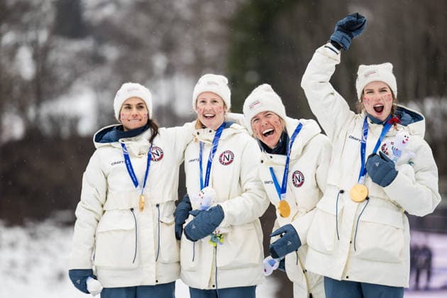 Milano Cortina 2026, cross-country skiing, women, relay 4x7.5 km, Norway is Olympic champion
