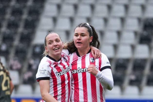 Google Pixel Womens Bundesliga SC Freiburg vs 1 FC Union Berlin, 14 02 2026 Goal celebration for 1 1 by Svenja Fölmli SC Freiburg, 9 Google Pixel Womens Bundesliga SC Freiburg vs 1 FC Union Berlin, Dreisamstadion, 14 02 2026 DFB DFL REGULATIONS PROHIBIT ANY USE OF PHOTOGRAPHS AS IMAGE SEQUENCES AND OR QUASI VIDEO Copyright: xBEAUTIFULxSPORTS Boscox