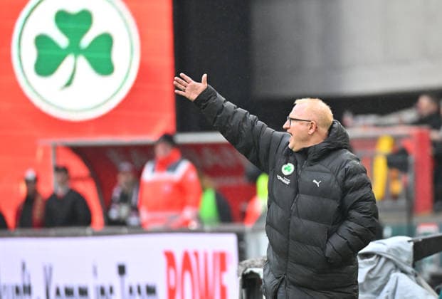 14 02 2026 Soccer Season 2025 2026 2 Soccer Bundesliga 22 Matchday 1 FC Kaiserslautern FCK Rote Teufel SpVgg Greuther Fürth SGF Kleeblatt Sportfoto Zink MeZi xmexzix DFL regulations prohibit any use of photographs as image sequences and or quasi video only for editorial use Heiko Vogel Trainer SpVgg Greuther Fürth