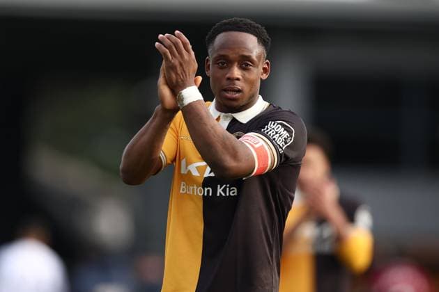 Udoka Godwin-Malife of Burton Albion Burton Albion v West Ham United, Emirates FA Cup, Fourth Round, Football, Pirelli Stadium, Burton upon Trent, UK - 14 Feb 2026Burton upon Trent Pirelli Stadium United Kingdom EDITORIAL USE ONLY No use with unauthorised audio, video, data, fixture lists, club league logos or live services. Online in-match use limited to 120 images, no video emulation. No use in betting, games or single club league player publications. Copyright: xRyanxBrowne Shutterstockx 16608141bu