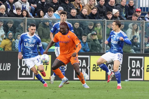 Fiorentina s Moise Kean during the Serie A soccer match between Como and Fiorentina at the Giuseppe Sinigaglia stadium in Como, north Italy - February 14, 2026 - Soccer.  Copyright: xAntonioxSaia LaPressex