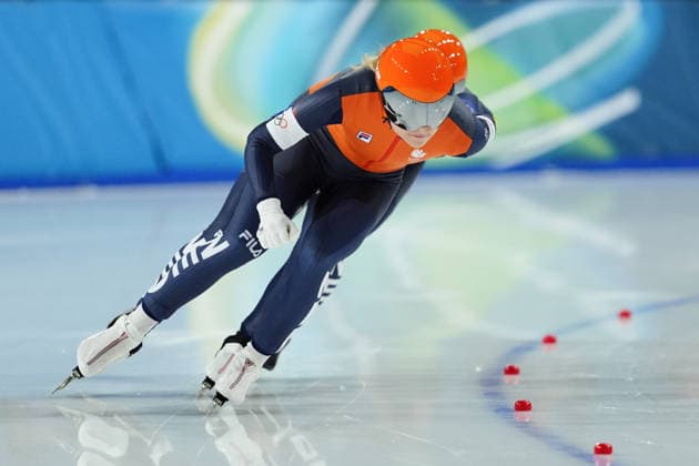Team Netherlands competing for the Olympic Speed skating, Eisschnelllauf Women s Team Pursuit Quarterfinals for the Milano Cortina 2026 Winter Olympics, in Milan (Italy) February 14, 2026 (Photo Claudio Furlan LaPresse)  Copyright: xClaudioxFurlan LaPressex