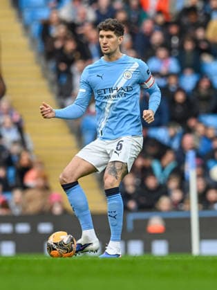 Manchester City v Salford City Emirates FA Cup John Stones of Manchester City during the Emirates FA Cup Fourth Round match at the Etihad Stadium, Manchester 14 02 2026 UK Newspapers OUT Copyright: xKarlxVallantinex FIL-22981-0022
