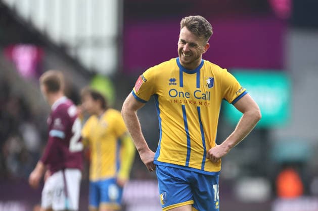 Rhys Oates of Mansfield Town dejected Burnley v Mansfield Town, Emirates FA Cup, Fourth Round, Football, Turf Moor, Burnley, UK - 14 Feb 2026Burnley Turf Moor United Kingdom EDITORIAL USE ONLY No use with unauthorised audio, video, data, fixture lists, club league logos or live services. Online in-match use limited to 120 images, no video emulation. No use in betting, games or single club league player publications. Copyright: xPhilxOldham Shutterstockx 16608267ad