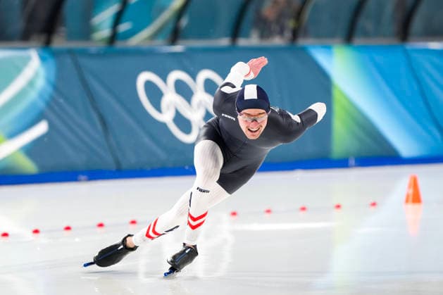 2026-02-14 - Milano Cortina 2026 Winter Olympics 500m Men MILAN, ITALY - FEBRUARY 14: Ignaz Gschwentner of Austria during the 500m Men of the Milano Cortina 2026 Winter Olympics at the Milano Speed skating, Eisschnelllauf Arena on February 14, 2026 in Milan, Italy Milan Milano Speed Skating Arena Italy Content not available for redistribution in The Netherlands directly or indirectly through any third parties. Copyright: xAndrexWeeningx