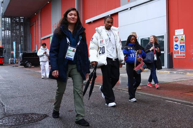 Milano Cortina 2026, speed skating, 500m, Simone Biles as a guest
