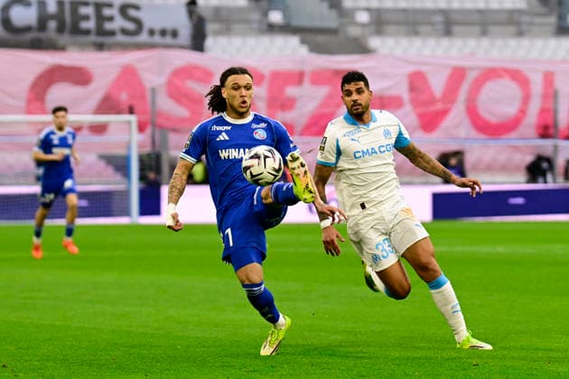 Football, France, Olympique Marseille - Racing Strasbourg