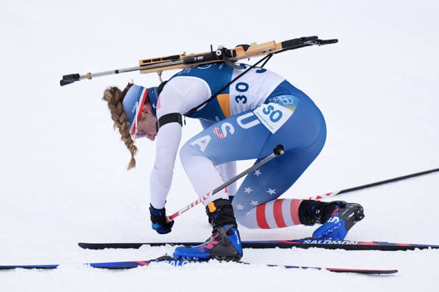 USA ™s IRWIN Deedra during Biathlon Women s 7,5 km Individual at Antholz-Anterselva Biathlon Arena at the Milano Cortina 2026 Winter Olympics, in Anterselva (Italy) February 14 , 2026 (Spada LaPresse)  Copyright: xSpada LaPressex