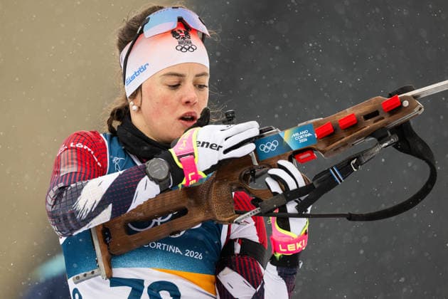 260214 Anna Andexer of Austria during zeroing ahead of women s biathlon 7,5 km sprint during day 8 of the 2026 Winter Olympics on February 14, 2026 in Anterselva. Photo: Mathias Bergeld BILDBYRAN kod MB MB1327 skidskytte biathlon skiskyting Olympic Games, Olympische Spiele, Olympia, OS olympics winter olympics os ol olympiska spel vinter-os olympiske leker milano cortina 2026 milan cortina 2026 milano cortina 2026 olympic games milano cortina 2026 winter olympic games milano cortina-os milano cortina-ol vinter-ol 8 bbeng sprint dam kvinner women österrike *** 260214 Anna Andexer of Austria during zeroing ahead of women s biathlon 7,5 km sprint during day 8 of the 2026 Winter Olympics on February 14, 2026 in Anterselva Photo Mathias Bergeld BILDBYRAN code MB MB1327 biathlon biathlon olympic games olympics olympics winter olympics os ol olympiska spel vinter os olympiske leker milano cortina 2026 milan cortina 2026 milano cortina 2026 olympic games milano cortina 2026 winter olympic games milano cortina os milano cortina ol vinter ol 8 bbeng sprint dam kvinner women österrike  Copyright: MATHIASxBERGELD BB260214MB052
