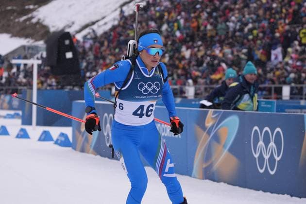 Olympics Winter Games Milano Cortina 2026. Dorothea Wierer (ITA) Biathlon 7.5 km sprint women’s Anterselva(ITA) 14 02 2026 foto IPP Pentaphoto Giovanni Auletta italy ITALY  Copyright: xR4924_italyphotopressx