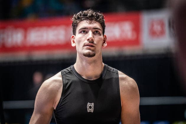 14 02 2026, xhfmx, Basketball easyCredit BBL Bundesliga, Frankfurt Skyliners Braunschweig Löwen Nikola Tomic Basketball Löwen Braunschweig DFL DFB REGULATIONS PROHIBIT ANY USE OF PHOTOGRAPHS as IMAGE SEQUENCES and or QUASI VIDEO Frankfurt am Main