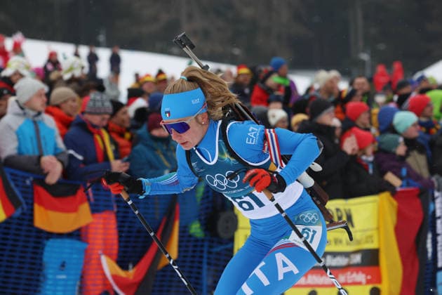 Olympic Games, Olympische Spiele, Olympia, OS Milan Cortina 2026, Biathlon Women s 7.5km Sprint, Michela Carrara (ITA), Anterselva, Italy, February 14, 2026. Photo Felice Calabro  Copyright: xFelicexCalabro x xipa-agency.netx xFELICExCALABRO x IPA_Agency_IPA71496621