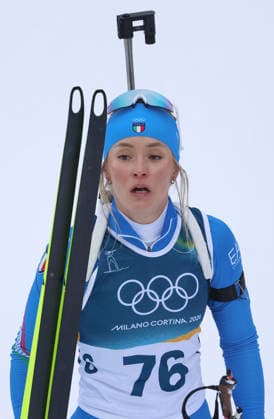 Milan Cortina 2026 Olympics, Biathlon Women s 7.5km Sprint, Hannah AUCHENTALLER (ITA), Anterselva, Italy, February 14, 2026. Photo Felice Calabro  Copyright: xFelicexCalabro x xipa-agency.netx xFELICExCALABRO x IPA_Agency_IPA71496669