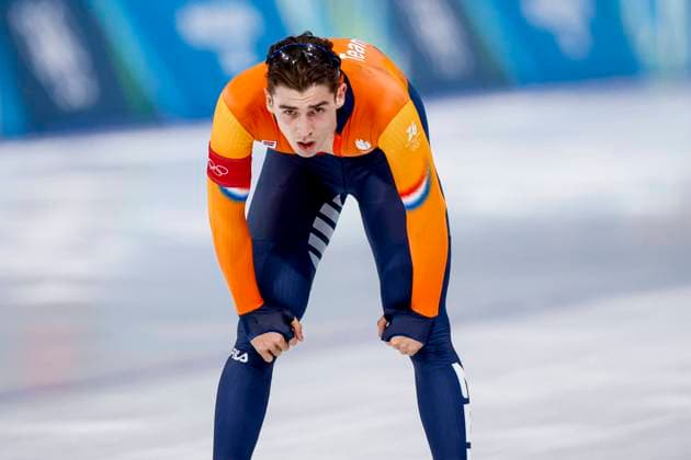 Jenning de Boo of the Netherlands looks on after Men s 500m, Milano Cortina 2026 Winter Olympics: Day 8, Speed skating, Eisschnelllauf - Milano Cortina 2026 Winter Olympics: Day 8, Milano Speed Skating Stadium, February 14, 2026, Milan, Italy.