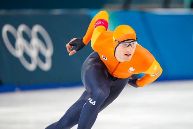 2026-02-14 - Milano Cortina 2026 Winter Olympics 500m Men MILAN, ITALY - FEBRUARY 14: Jenning De Boo of Netherlands during the 500m Men of the Milano Cortina 2026 Winter Olympics at the Milano Speed skating, Eisschnelllauf Arena on February 14, 2026 in Milan, Italy Milan Milano Speed Skating Arena Italy Content not available for redistribution in The Netherlands directly or indirectly through any third parties. Copyright: xAndrexWeeningx