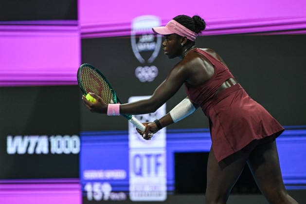 Qatar TotalEnergies Open 2026 - Singles Final DOHA, QATAR FEBRUARY 14: Victoria Mboko of Canada against Karolina Muchova of the Czech Republic competes in the singles final on Day Seven of the Qatar TotalEnergies Open, part of the Hologic WTA, Tennis Damen Tour, at the Khalifa International Tennis and Squash Complex on February 14, 2026 in Doha, Qatar. Doha Qatar  Copyright: xArturxWidakx originalFilename:widak-qatartot260214_npEfT.jpg