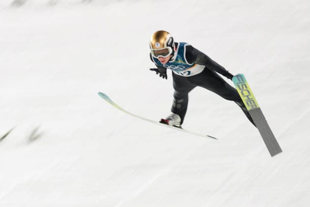 OLYMPICS - Winter Olympic Games, Olympische Spiele, Olympia, OS Milano Cortina 2026 PREDAZZO,ITALY,14.FEB.26 - OLYMPICS, Ski jumping, Skispringen, Ski, nordisch - Winter Olympic Games Milano Cortina 2026, large hill, men. Image shows Stephan Embacher (AUT).  GEPAxpictures xMatthiasxTrinkl