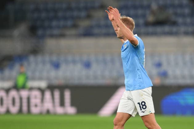 Gustav Isaksen of SS Lazio during the match of 25th day of the Serie A Championship between S.S.Lazio and Atalanta at the Olimpico Stadium on Feb 14, 2026 in Rome, Italy. during SS Lazio vs Atalanta BC, Italian soccer Serie A match in Rome, Italy, February 14 2026  Copyright: xRobertoxRamaccia IPAxSportx xipa-agency.netx xx IPA_71502960 IPA_Agency_IPA71502960