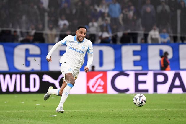 Olympique de Marseille v RC Strasbourg Alsace - Ligue 1 McDonald s 2025 2026 97 Pierre-Emerick AUBAMEYANG (om) during the Ligue 1 McDonald s match between Marseille and Strasbourg at Stade Velodrome on February 14, 2026 in Marseille, France. Marseille France  Copyright: xFEPx 776348289