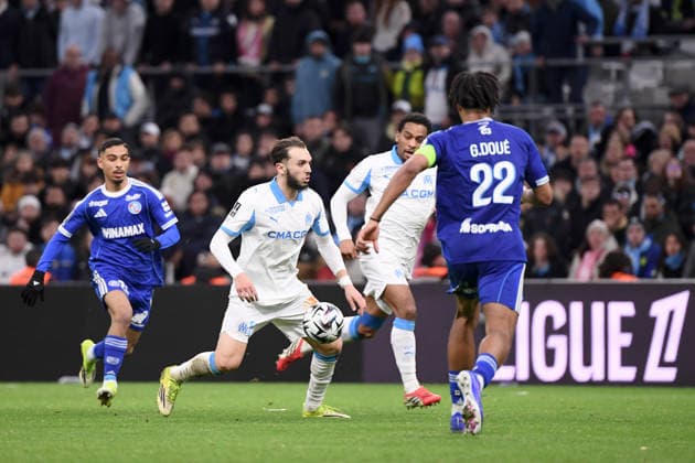 Olympique de Marseille v RC Strasbourg Alsace - Ligue 1 McDonald s 2025 2026 09 Amine GOUIRI (om) during the Ligue 1 McDonald s match between Marseille and Strasbourg at Stade Velodrome on February 14, 2026 in Marseille, France. Marseille France  Copyright: xFEPx 776348289