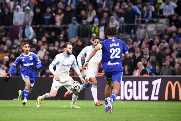 Olympique de Marseille v RC Strasbourg Alsace - Ligue 1 McDonald s 2025 2026 09 Amine GOUIRI (om) during the Ligue 1 McDonald s match between Marseille and Strasbourg at Stade Velodrome on February 14, 2026 in Marseille, France. Marseille France  Copyright: xFEPx 776348289