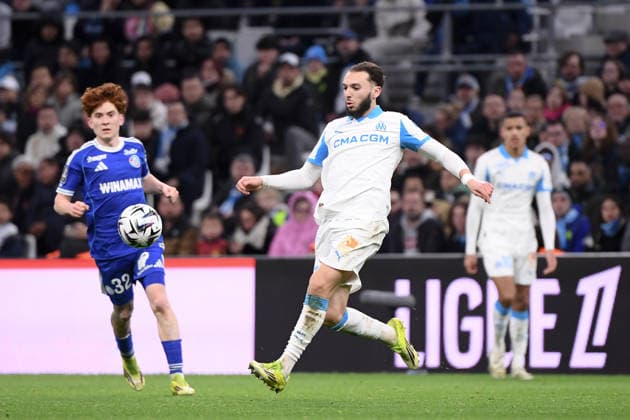 Olympique de Marseille v RC Strasbourg Alsace - Ligue 1 McDonald s 2025 2026 09 Amine GOUIRI (om) during the Ligue 1 McDonald s match between Marseille and Strasbourg at Stade Velodrome on February 14, 2026 in Marseille, France. Marseille France  Copyright: xFEPx 776348289