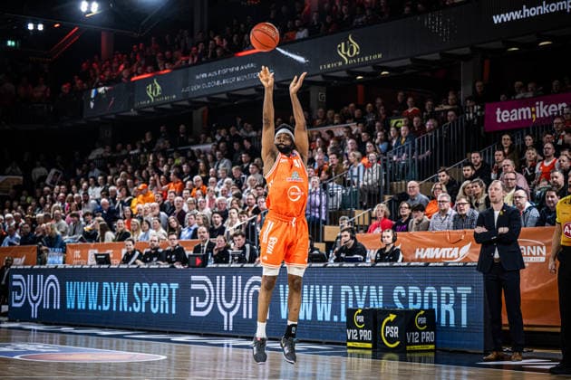 1 Basketball Bundesliga, easyCredit BBL, Season 2025 2026, Men, Main Round, Matchday 20, 14 02 2026, RASTA Vechta ratiopharm Ulm Lloyd Pandi 41 RASTA Vechta at Jumpshot Vechta RASTA Dome Lower Saxony Germany