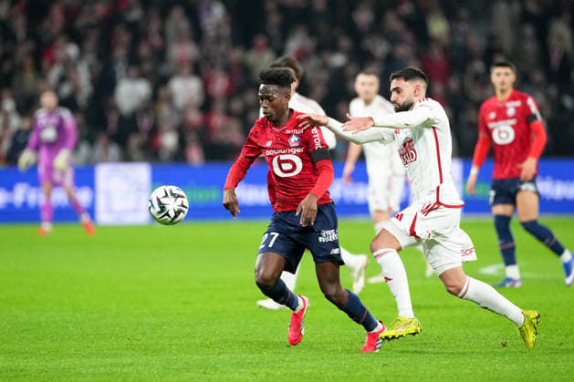 Lille OSC v Stade Brestois 29 - Ligue 1 McDonald s 2025 2026 27 Felix CORREIA (losc) - 10 Romain DEL CASTILLO (sb29) during the Ligue 1 McDonald s match between Lille and Brest at Stade Pierre Mauroy on February 14, 2026 in Lille, France. Lille France  Copyright: xFEPx 776348290