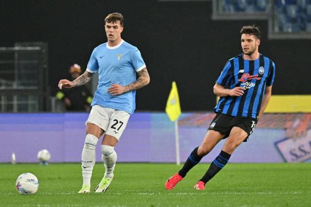 Foto IPP Felice De Martino Roma 14 02 2026 Calcio Campionato serie A 2025-2026 Lazio - Atalanta Nella foto: Daniel Maldini Italy Photo Press World Copyright Roma italy Italia ITALY  Copyright: xR4924_italyphotopressx