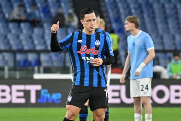 Foto IPP Felice De Martino Roma 14 02 2026 Calcio Campionato serie A 2025-2026 Lazio - Atalanta Nella foto: Giacomo Raspadori Italy Photo Press World Copyright Roma italy Italia ITALY  Copyright: xR4924_italyphotopressx