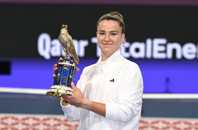 Qatar TotalEnergies Open 2026 Final Winner Karolina Muchova CZE Runner Up Victoria Mboko CAN