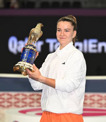 Qatar TotalEnergies Open 2026 Final Winner Karolina Muchova CZE Runner Up Victoria Mboko CAN