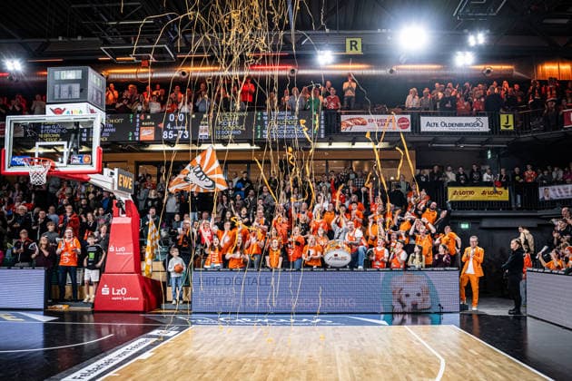 1 Basketball Bundesliga, easyCredit BBL, Season 2025 2026, Men, Main Round, Matchday 20, 14 02 2026, RASTA Vechta ratiopharm Ulm Vechta RASTA Dome Lower Saxony Germany