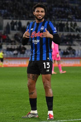 CALCIO - Serie A - SS Lazio vs Atalanta BC Ederson of Atalanta B.C. celebrates after scoring the goal of 0-1 during the 25th matchday of the Serie A championship between S.S. Lazio and Atalanta B.C. at the Stadio Olimpico on February 14, 2026 in Rome, Italy. Rome Italy  Copyright: xIPAxSport ABACAx