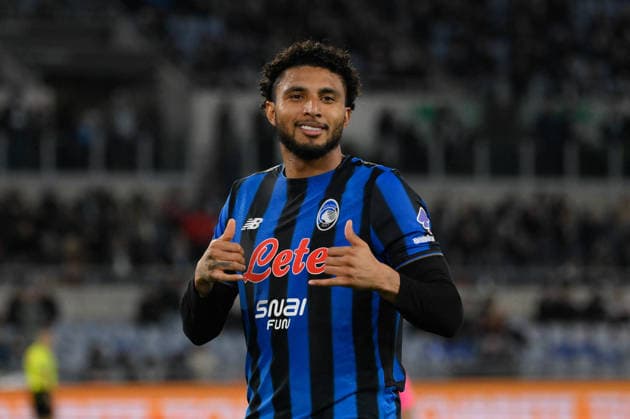 CALCIO - Serie A - SS Lazio vs Atalanta BC Atalanta s Ederson celebrates after scoring the goal 0-1 during the Italian Football Championship League A 2025 2026 match between SS Lazio vs Atalanta BC at the Olimpic Stadium in Rome on 14 February 2026. Rome Italy  Copyright: xIPAxSport ABACAx