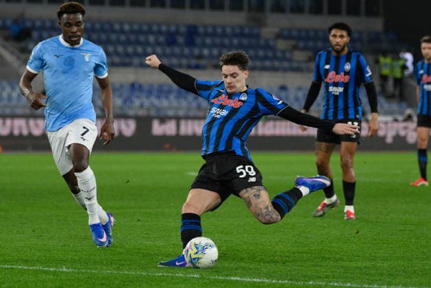 CALCIO - Serie A - SS Lazio vs Atalanta BC Atalanta s Nicola Zalewski during the Italian Football Championship League A 2025 2026 match between SS Lazio vs Atalanta BC at the Olimpic Stadium in Rome on 14 February 2026. Rome Italy  Copyright: xIPAxSport ABACAx