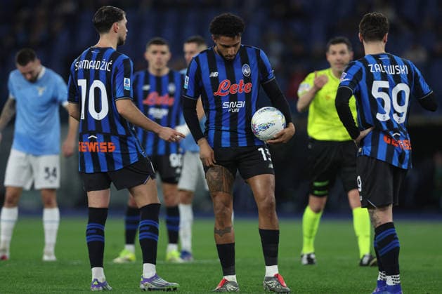 CALCIO - Serie A - SS Lazio vs Atalanta BC Rome, Italy - February 14, 2026: Ederson of Atalanta ready for penalty during the Serie A Enilive 2025-2026 football match between S.S. Lazio vs Atalanta Bergamasca Calcio at Olympic Stadium. Rome Italy  Copyright: xIPAxSport ABACAx
