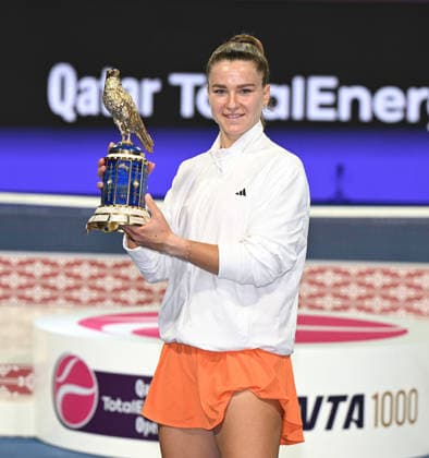 Qatar TotalEnergies Open 2026 Final Winner Karolina Muchova CZE Runner Up Victoria Mboko CAN