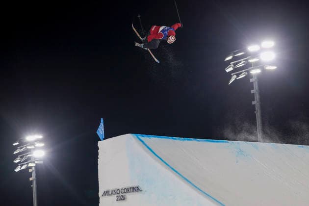 OLYMPICS - Winter Olympic Games, Olympische Spiele, Olympia, OS Milano Cortina 2026 LIVIGNO,ITALY,14.FEB.26 - OLYMPICS, FREE SKI, FREESTYLE SKIING - Winter Olympic Games Milano Cortina 2026, big air, women, qualification. Image shows Lara Wolf (AUT).  GEPAxpictures xHaraldxSteiner