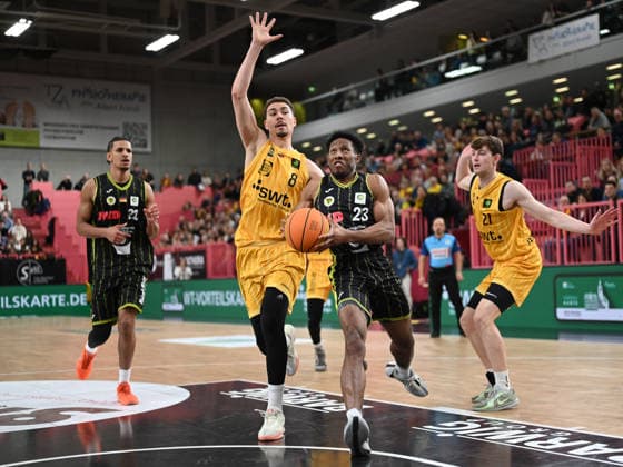 Kevaughn Allen BBC Medi Bayreuth, 23 GER, Tigers Tuebingen vs BBC Medi Bayreuth, Basketball, Men, Pro A, 2 Barmer Basketball Bundesliga, Season 2025 2026, 14 02 2026 GER, Tigers Tuebingen vs BBC Medi Bayreuth, Basketball, Men, Pro A, 2 Barmer Basketball Bundesliga, Season 2025 2026, 14 02 2026 Tuebingen Copyright: xEibner-Pressefoto NicolasxWoernx EP_NWN