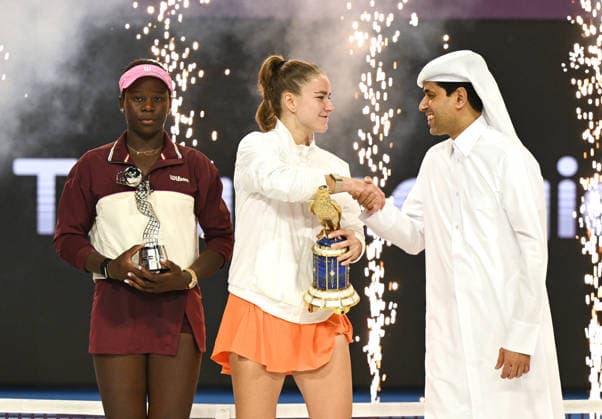 Qatar TotalEnergies Open 2026 Final Winner Karolina Muchova CZE Runner Up Victoria Mboko CAN