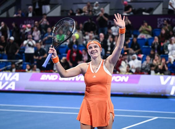 Qatar TotalEnergies Open 2026 Final, winner, Karolina Muchova CZE Karolina Muchova CZE