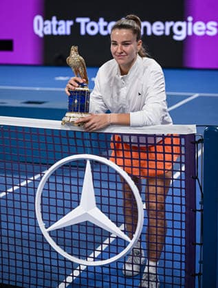 Qatar TotalEnergies Open 2026 Final, winner, Karolina Muchova CZE Karolina Muchova CZE