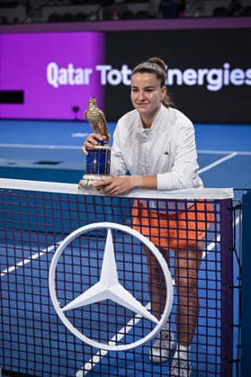 Qatar TotalEnergies Open 2026 Final, winner, Karolina Muchova CZE Karolina Muchova CZE