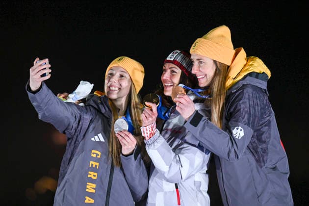 Milano Cortina 2026, skeleton, women, Susanne Kreher and Jacqueline Pfeifer win silver and bronze