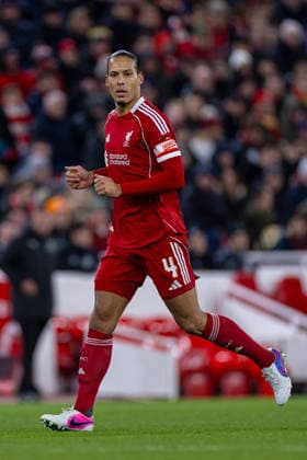 Football - FA Cup - 4th Round - Liverpool FC v Brighton & Hove Albion FC LIVERPOOL, ENGLAND - Saturday, February 14, 2026: Liverpool s captain Virgil van Dijk during the FA Cup 4th Round match between Liverpool FC and Brighton & Hove Albion at Anfield. (Photo by David Rawcliffe Propaganda) LIVERPOOL Anfield MERSEYSIDE ENGLAND  Copyright: xPropagandaxPhotoxAgencyx P2026-02-14-Liverpool_Brighton-52