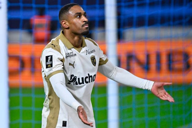 FOOTBALL : Paris FC vs Lens - Ligue 1 - 14 02 2026 Wesley Said ( 22 - Lens ) celebrates after scoring during the Ligue 1 match between Paris FC and RC Lens at Stade Jean Bouin on February 14, 2026 in Paris, France. ( Photo by Federico Pestellini PsnewZ ) - ParisFrance  Copyright: xFedericoxPestellinix